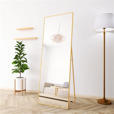 Full Length Mirror 65l X 24w Floor Free Standing Mirror Modern Full