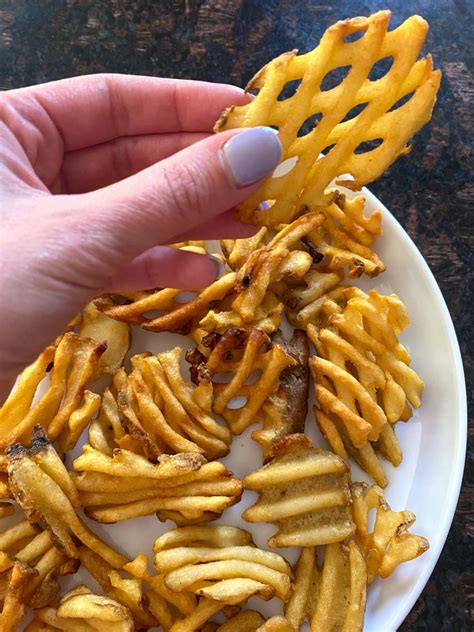 Air Fryer Frozen Waffle Fries Melanie Cooks