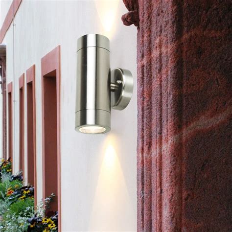 New Stainless Steel Up Down Wall Light Gu Ip Double Outdoor Wall