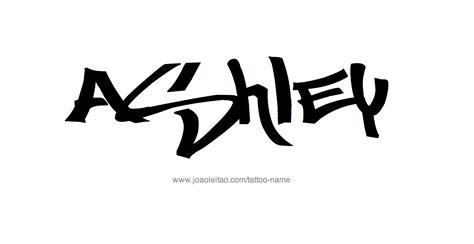 Ashley Name Tattoo Designs