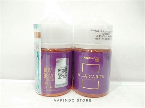 Jual NIC 6MG ALA CARTE CREAM RAISIN 60ML BY JUICENATION LIQUID Di Lapak