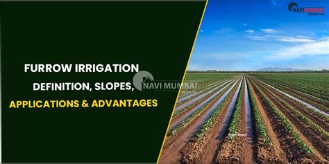 Furrow Irrigation : Definition, Slopes, Applications & advantages