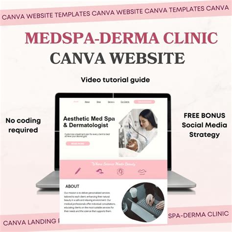 Medspa Canva Template Etsy