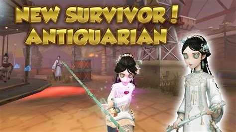 4 Antiquarian Bai Ze New Skin Gameplay Qi Shiyi Identity V 第五人格 New Survivor Youtube