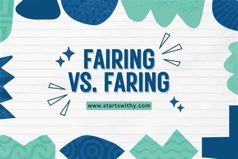 Mastering Fairing vs. Faring: Correct Usage Breakdown