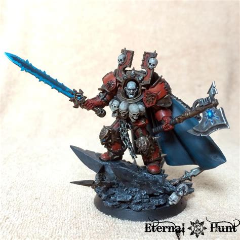 Chaos Chaos Lord Chaos Space Marines Conversion Khorne Khornes Eternal Hunt Kitbash Lord