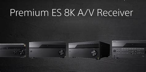 Sony 8K AV Receiver Lineup - HEIMKINOWELTEN.DE