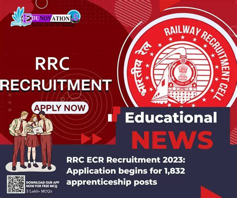 Rrc Ecr Recruitment Application Begins For Apprenticeship