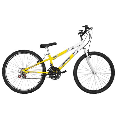 Compre Bicicleta Aro Rebaixada Bicolor Marchas Freios V Break