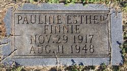 Pauline Esther Harper Finnie (1917-1948) - Find a Grave Memorial