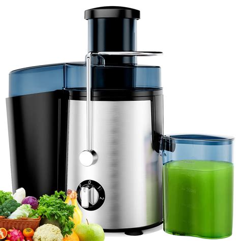 CshidWorld Juicer 400W Centrifugal Juice Extractor With 3 Feed Chute