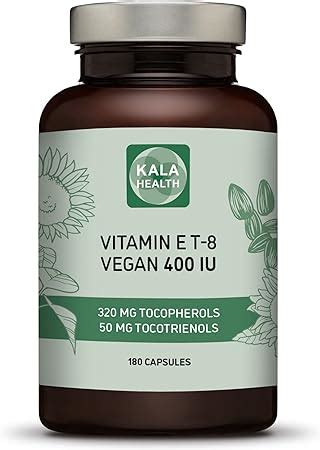 Amazon KALA HEALTH Vitamin E All 8 Tocopherols Tocotrienols