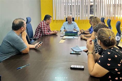 Vereador Aleks Palitot participa de reunião a SEMES para tratar