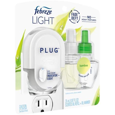 Febreze Light Plug Bamboo Scent Air Freshener Plug Starter Kit Hy Vee