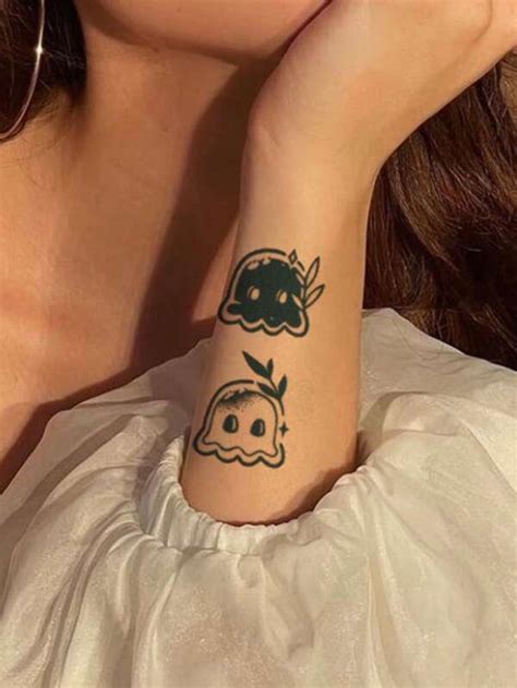 1 Peça Fofo Duende Desenho Adesivo De Tatuagem Temporária À Prova D