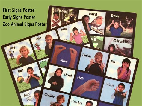 3 Posters Bundle ASL Posters Sign Language Posters Learn | Etsy