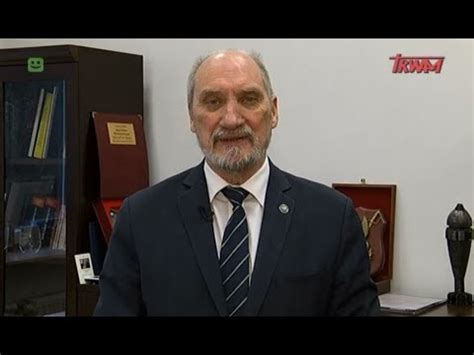 TYLKO U NAS A Macierewicz Sojusz chińsko rosyjski jest