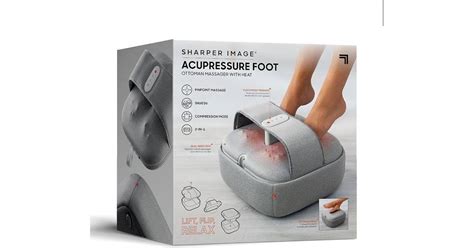 Sharper Image Massager Acupressure Foot Ottoman Multipoint Cvs • Price