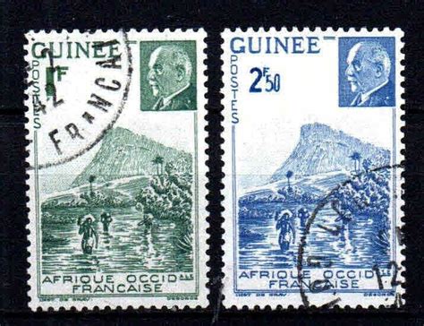 Guinée Colonie Française 1941 N 176 177 Oblit Used eBay