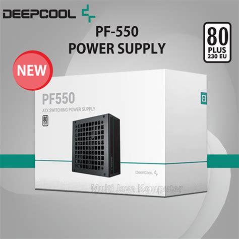 Jual Deepcool Pf Watt Psu Plus Flat Cable Power Supply Deep