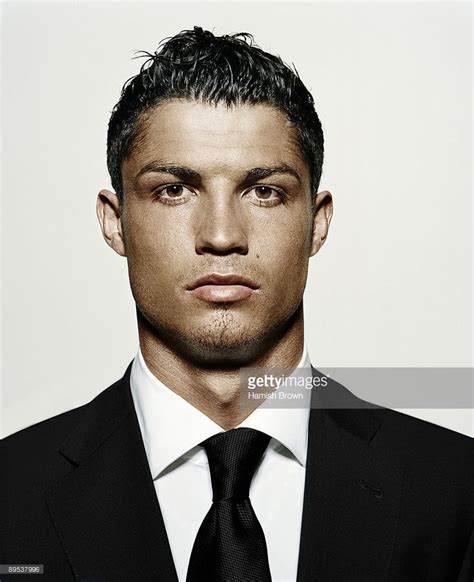 Cristiano Ronaldo Poses For A Portrait Shoot In London On April 20