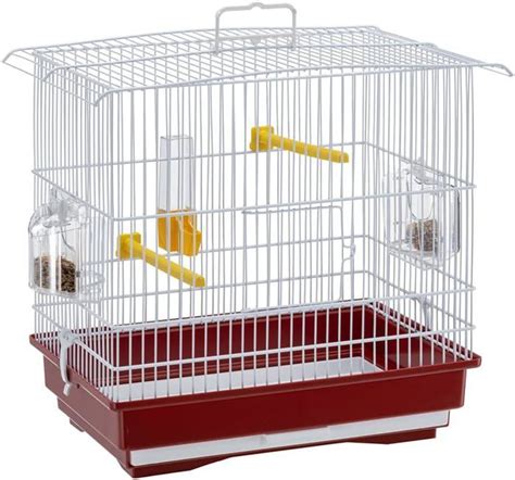 VOLIERE CAGE OISEAU Blanc Cage Pour Canaris Et Petits Oiseaux