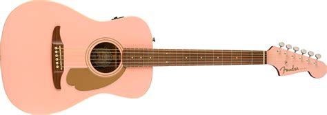 Pink Acoustic Guitar