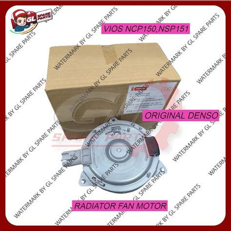 Radiator Fan Motor Denso Original Toyota Vios Ncp Nsp