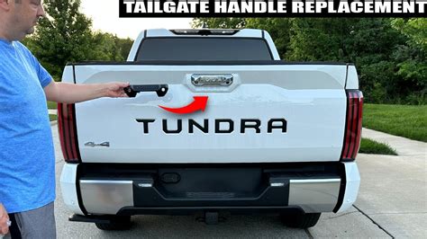 Toyota Tundra Tailgate Handle Swap Step By Step How To Youtube