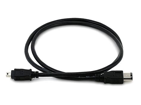 Monoprice IEEE 1394 FireWire I LINK DV Cable 4P 4P M M 3ft Black