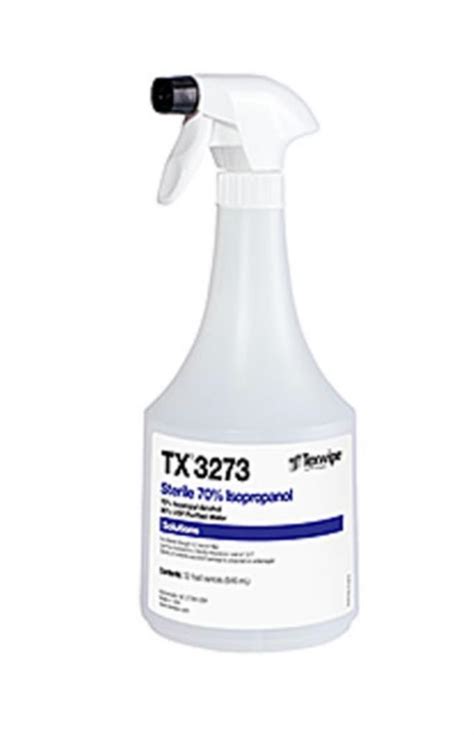 Sterile 70 Isopropanol Alcohol 32oz Trigger Spray Bottles 12case