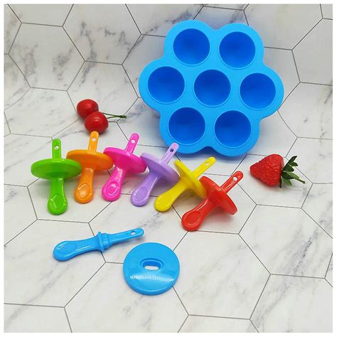 Zellen Silikon Mini Ice Pops Form Eiscreme Ball Lolly Maker Eis Am