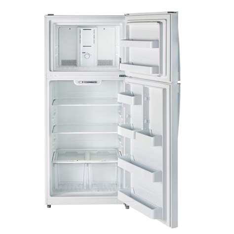 Moffat 18 Cu Ft Top Freezer Refrigerator White Mte18gtkww Refrigerators Refrigeration Ge