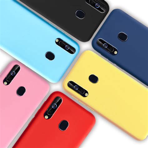 Мягкий чехол SUREHIN для Samsung Galaxy A40, красный, синий, розовый ...