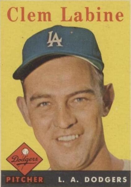 1958 Topps 305 Clem Labine For Sale Online EBay