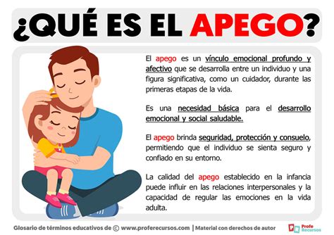 Qué es el Apego Definición de Apego