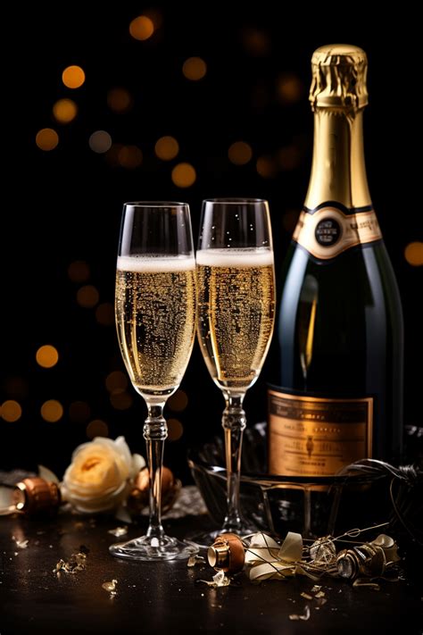 New Year's Eve Champagne Free Stock Photo - Public Domain Pictures