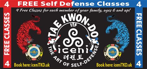 Free Taekwondo Classes Iceni Taekwon Do The Art Of Self Defence