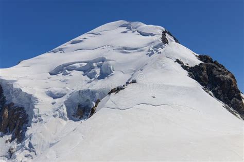 Montblanc summit stock image. Image of apline, cravase - 265875971