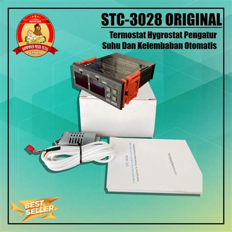 Jual ORIGINAL STC 3028 Termohygrostat 220V Termostat Hygrostat Pengatur