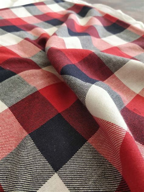 Cotton Yarn Dyed Multi Color Twill Checks Rs Meter Combyte Textile