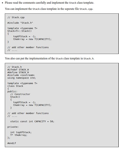 Using Templates To Implement Stack Mycplus C And C Programming Images