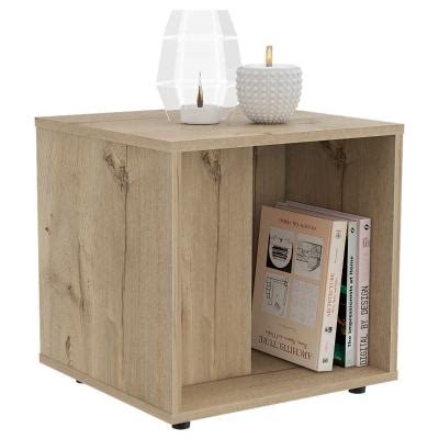 Mesa Auxiliar De Melamina X X Cm Beige Duna The Home Depot