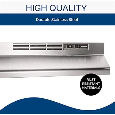 Broan Nutone 413004 Non Ducted Under The Cabinet Range Hood With Lights And Exhaust Fan 30