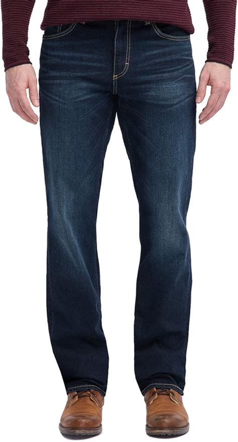 MUSTANG Herren Jeans Big Sur Regular Fit Blau Denim Blue Größe W 32 L