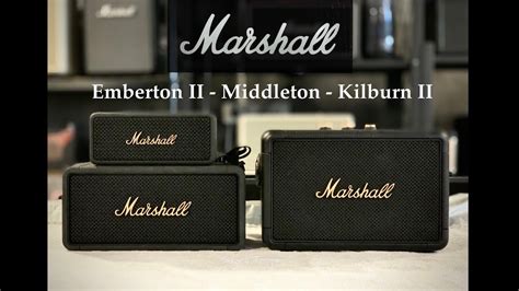 Sound Comparison Between Marshall Emberton Vs Marshall Middleton Vs