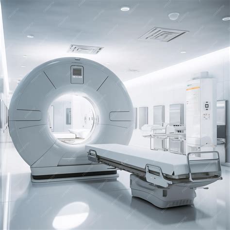 Premium Ai Image Arafed Mri Room With A Large Open Mri Machine In The