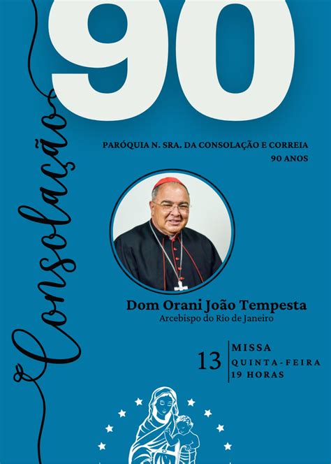 Novena e festa pelos 90 anos da Paróquia Nossa Senhora da Consolação