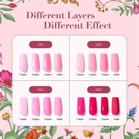 AZUREBEAUTY 4 Colors Vegan Nail Polish Set Hot Pink Nude Pink Jelly Neon Summer Quick Dry