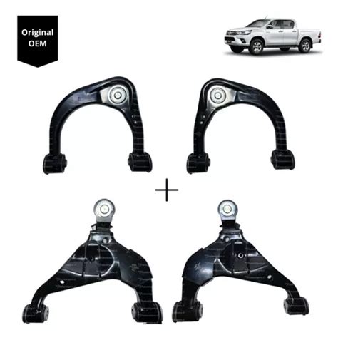 Kit Bandejas Delantera Superior Inferior Hilux 2016 2021 Cuotas Sin